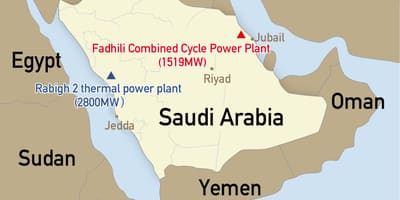 Kaart van fadhili Saoedi-Arabië